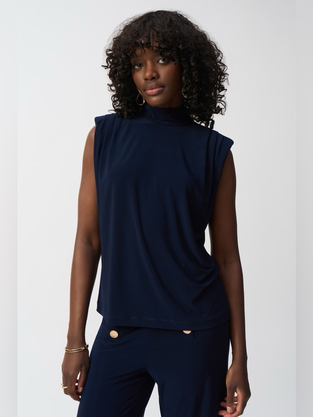 NWT JOSEPH RIBKOFF IN MIDNIGHT BLUE CAMISOLE & PALAZZO PANTS SET
SIZE 8